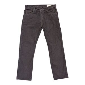 Rag & Bone RB 15X Workwear Slim Straight Corduroy Pants Soft Black PFD 36